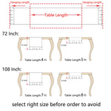 Letjolt Farmhouse Table Runner 72 Inches Long Shabby Chic Ruffled Table Runner Rustic Home Table Decoration for Baby Shower Bride Shower, Natural Letjolt