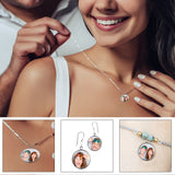 60 Sublimation Pendant Tray for Jewelry Making Include 20 Round Blank Pendant Base 20 Flatback Clear Glass Dome 20 Aluminum Sheet Sublimation Blanks Jewelry for DIY (20 mm) Hicarer