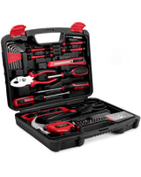 KingTool Home Repair Tool Kit - 149 Pieces Basic Home Repair Tool Set, General Mechanic Tool Set, General Household Tool Kit with Plastic Toolbox, Perfect for Homeowner, Office & College Repairs KingTool