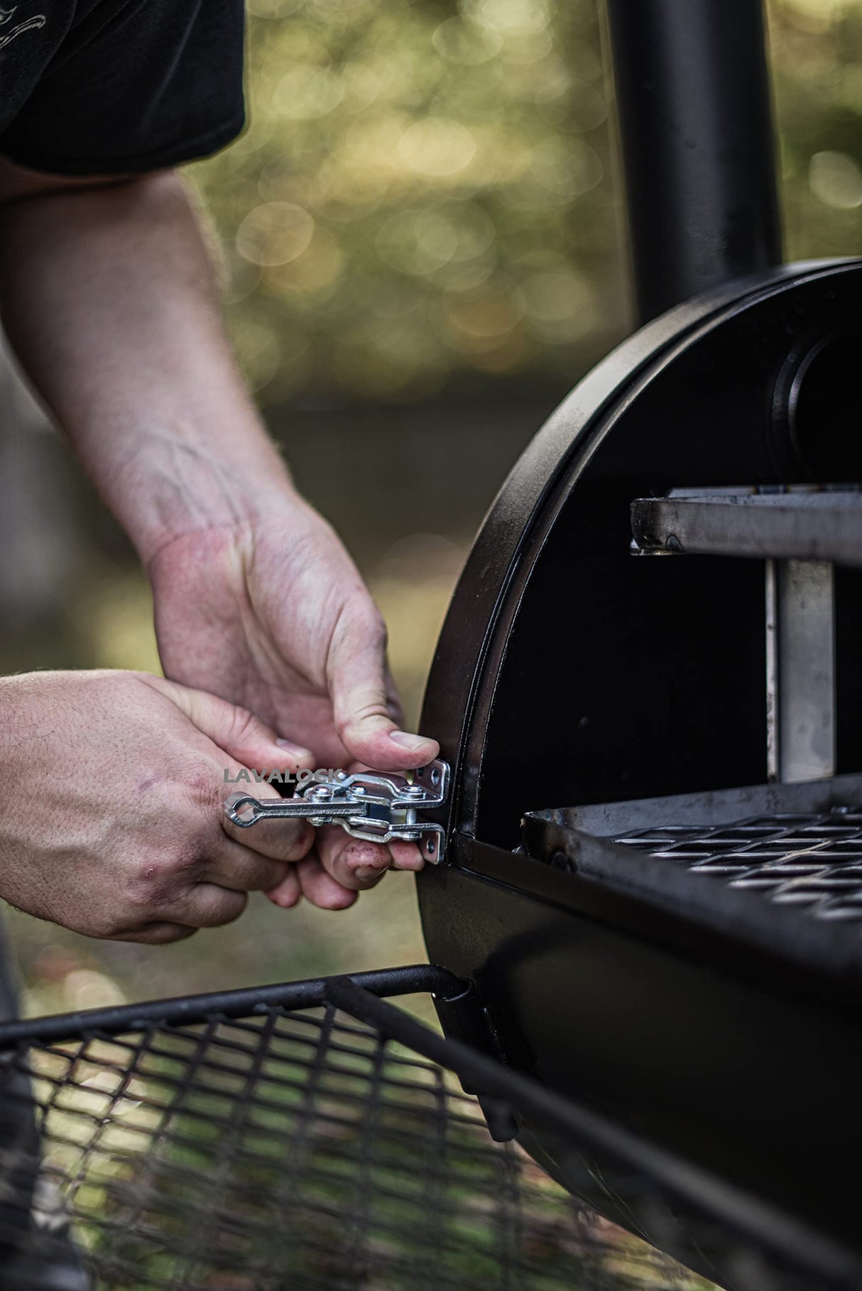 Total Control Offset Smoker Mod Kit for Oklahoma Joe's, and Most Other Offset Smokers Includes Gaskets, Lid Latches and Charcoal Basket (for Oklahoma Joe's Longhorn) Total Control