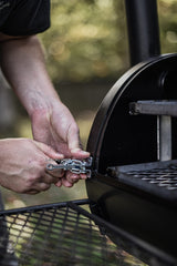 Total Control Offset Smoker Mod Kit for Oklahoma Joe's, and Most Other Offset Smokers Includes Gaskets, Lid Latches and Charcoal Basket (for Oklahoma Joe's Longhorn) Total Control