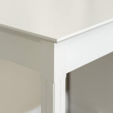 Walker Edison Modern Wood Computer Writing Desk Storage File Drawer Office Home Office Workstation Small, 48 Inch, White Walker Edison