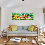 Cartoon Friends Large Diamond Painting Kits for Adults - 5D Diamond Art Kits for Adults Kids Beginner,DIY Full Drill Diamond Dots Rhinestone with Tools Accessories for Home Wall Decor Gifts 36x12inch JYLMOOD