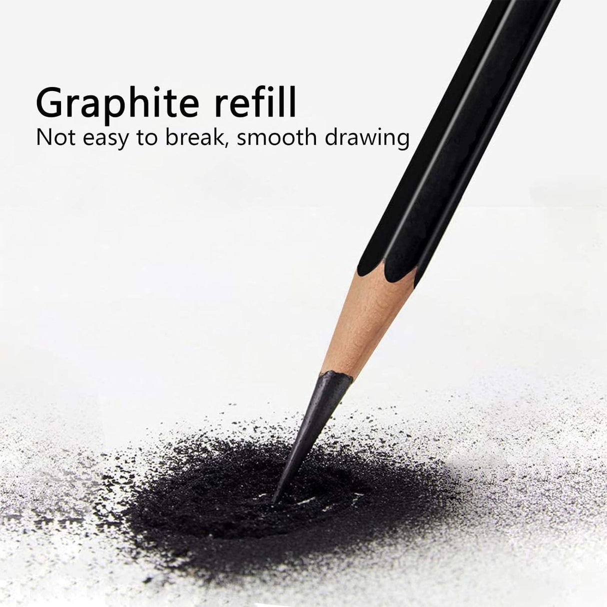 Wonwood_direct Sketching Drawing Pencils Set,14 Pack Drawing Supplies, 8B 7B 6B 5B 4B 3B 2B B H HB 2H F Graphite Pencils for Artists Beginner, Ideal for Sketching and Shading Wonwood_direct