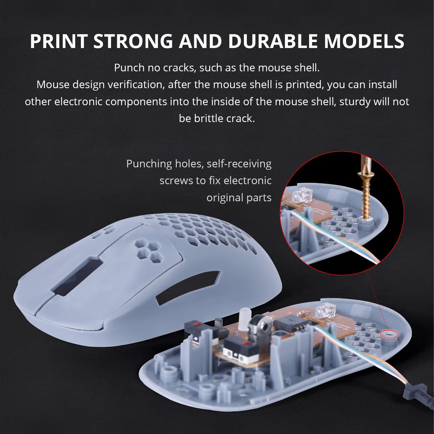 NOVA3D Engineering Resin, ABS-Like Resin 3D Printer Resin High Precision,Non-Brittle, Tappable,Low Shrink,Photopolymer 405nm Fast Curing,for Detailed Model Functional Parts LCD 3D Printer 100 - WoodArtSupply