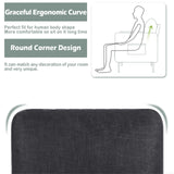 STHOUYN 3 Piece Living Room Furniture Sets, 3 Seat Couch and Loveseat with 2 USB, Single Sofa Accent Chair, Modern Small Couches for Small Spaces, Bedroom, Apartment (Dark Grey) STHOUYN