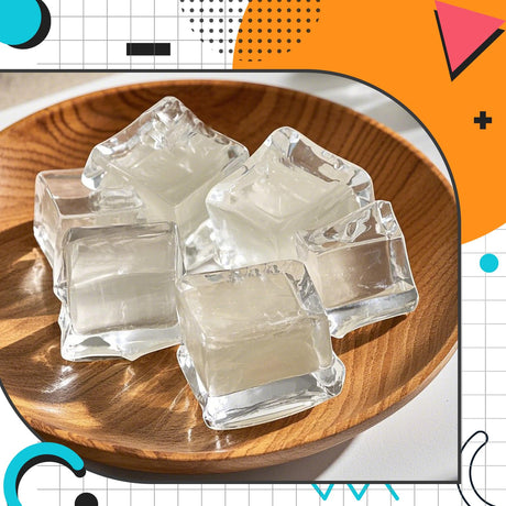 Ksedcon 1lb Gel Wax Clear Set for Candle Making, DIY Transparent Jelly Wax Melts, Handmade Material Crystal Candle Supplies- 16 OZ Ksedcon