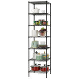 Finnhomy Heavy Duty 7 Tier Wire Shelving, 18x18x72 inches 7 Shelves Storage Rack with Thicken Steel Tube, Pantry Shelves for Storage, Adjustable Finnhomy
