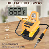 ITEFDTUTNE Cordless Soldering Station for Dewalt 20V Max Battery（Battery Not Included）, Electric Digital LCD Display Soldering Iron Station,Fast Heating Up Soldering Station for DIY, Appliance Repair ITEFDTUTNE