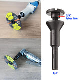 Panlen 3inch 10 Pack Die Grinder Cutting Disc and Mounting Mandrel Kit 1/4" 3/8" Arbor panlen