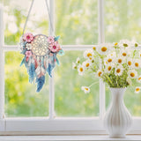 Hanging Diamond Art Kits for Adults Beginners, Dreamcatcher Diamond Painting Pendant Kit, DIY Acrylic 5D Special Shaped Crystal Diamond Gem Art Painting Hanging Ornament for Home Wall Decor and Gift Genius maker