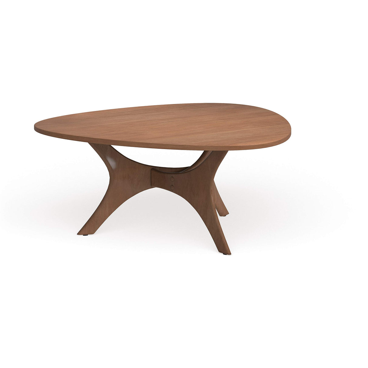 Wood Coffee Table Mid-Century Modern Finish WoodArtSupply
