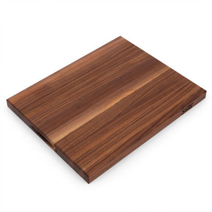 John Boos Boos Block Professional Collection Large Reversible Wood BBQ Cutting Board with Juice Groove, 1.5-Inch Thickness, 17" x 21" x 1 1/2", Walnut