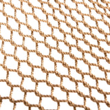 Lazy Daze Hammocks 10.5 FT Double 2 Person Caribbean Rope Hammock, Hand Woven Polyester Hammock with Spreader Bars, for Outside Outdoor Backyard Patio Poolside,450 LBS Capacity, Tan Lazy Daze Hammocks