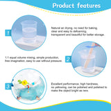 Clear Epoxy Resin, Bubble Free, Table Top, Art, Craft, Jewelry Casting, DIY, Tumblers & Wood, Food Safe, Heat & UV Resistant - 2 Part Resin Kit (16 Ounces) Crisbaiyart