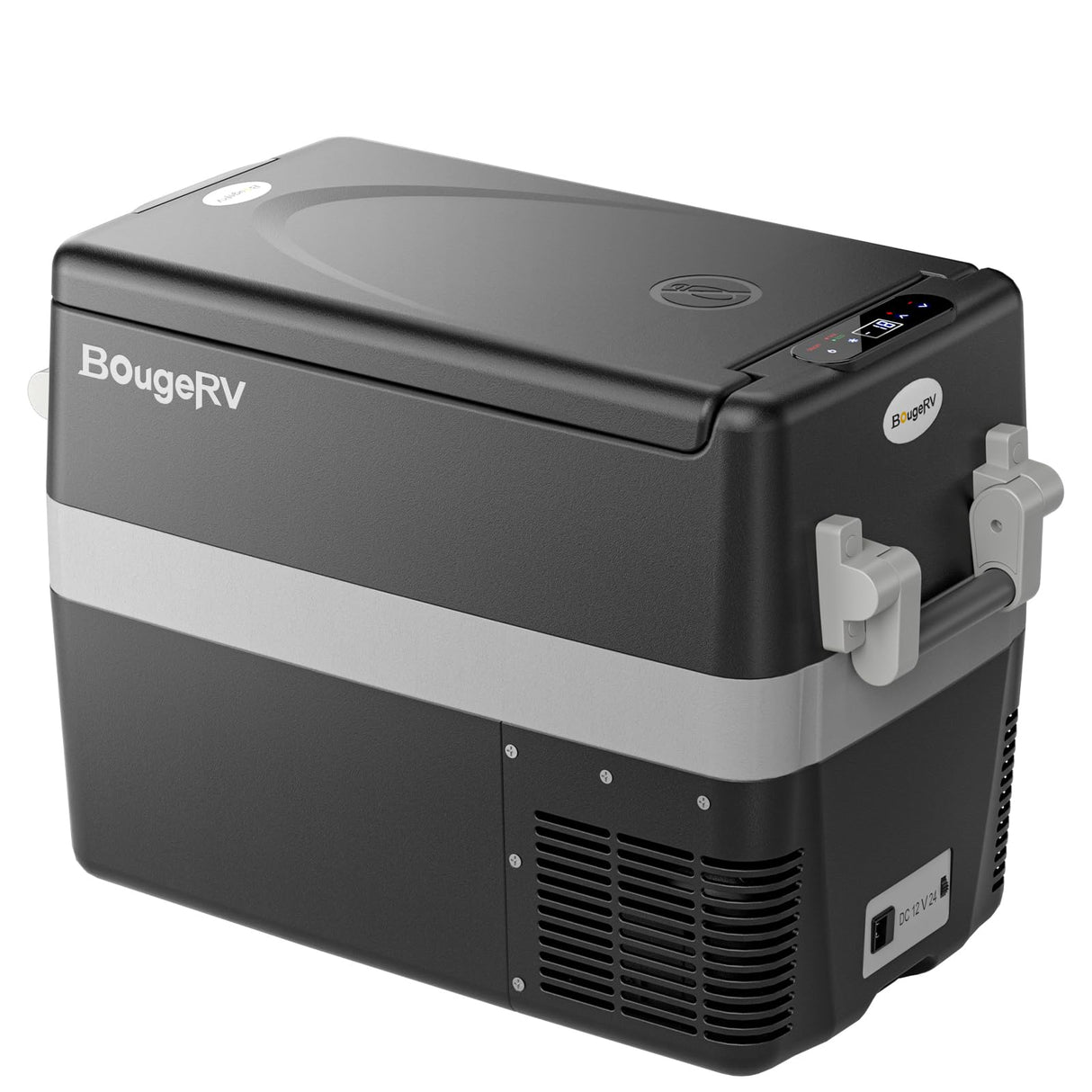 BougeRV 12V Refrigerator Fridge Freezer Portable Car Fridge 42 Quart Electric Cooler 12V/24V DC 110~240V AC for RV Camper Truck Jeep Pickup SUV Van Boat Camping Tailgating Road Trip Outdoor Travel BougeRV