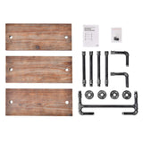 DR.IRON Industrial Pipe Shelving Rustic Bathroom Shelves with Towel Bar, 24" Pipe Shelf Wall Mounted, Farmhouse Bathroom Shelf Storage (3 tier-24) DR.IRON