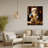 CTEOUNPT 5D Diamond Art Kits for Adults - Funny Cat Diamond Painting Kit, DIY Mosaic Canvas Crafts, Cute Cat Wall Decor for Beginners (4pcs, 11.8 * 15.7in) CTEOUNPT