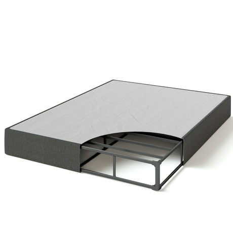 ZINUS 9 Inch WonderBox(TM) Smart Box Spring, Quick Assembly Mattress Foundation, Durable Metal Frame, King, Grey ZINUS