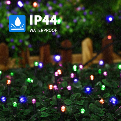 XTF2015 105ft 300 LED Christmas String Lights, End-to-End Plug 8 Modes Christmas Lights - UL Certified - Outdoor Indoor Fairy Lights Christmas Tree, Patio, Garden, Party, Wedding, Holiday (Multicolor)