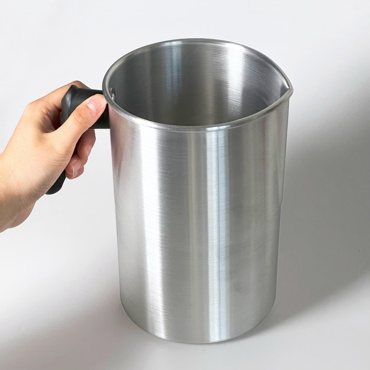 Candle Making Pouring Pot 3L Candle Wax Melting Pot Large Candle Pouring Pitcher Heat-Resistant Handle Dripless Pouring Spout Candle Jars, Wicks, Stickers Wicks Holders Large Candle Pouring Pot Phinicco