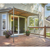 Guide Gear Small Gazebo 5' x 8' Canopy Tent Instant Shelter Outdoor Sun Shade for Patio, Backyard, Garden, BBQ Grill, Tan Guide Gear