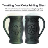 eSUN Magic PLA Filament 1.75mm, Dual Color Dark Night Starlight Twinkling PLA 3D Printer Filament, 1KG (2.2 LBS) Spool 3D Printing Color Change Filament for 3D Printers, Dark Twinkling Green eSUN