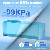 LET’S Resin Upgraded Resin Bubble Remover, Eliminate 99% Bubble in 5-9 Minutes, 99Kpa with Digital Display，Bigger Capacity, Auto Vent, Timer for Epoxy Resin Casting, Resin Art Crafts, Jewelry Making LET'S RESIN