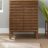 Modway Render 23.5" Bathroom Vanity in Walnut (Sink Basin Not Included) Modway