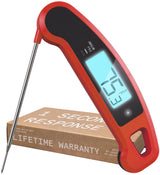 Lavatools Javelin® PRO Duo Ultra-Fast 1-Second Professional Digital Instant Read Meat Thermometer for Grill and Cooking, Auto-Rotating Backlit Display, IP65 Water Resistant, NSF Certified – Sambal Lavatools