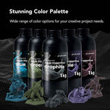 phrozen Aqua Hyperfine Photopolymer Resin for 9K, 12K or Higher Resolution 3D Printers, 405nm LCD UV-Curing 3D Printing with Low Shrinkage & Superior Precision, Smooth Surface Finish (Green, 1KG) phrozen