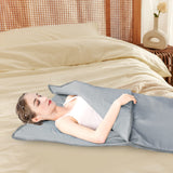 LIAPDG 110V Sauna Blanket, Infrared Sauna Blanket Portable Sauna Bag Body Shaper Blanket in Beauty Salons, Spas, Relaxation Rooms 35-80℃/ 95-176℉ 15-60 Minutes with 63 Inches Power Cord 650W LIAPDG