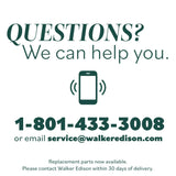 Walker Edison Nora Modern Minimal Open-Shelf TV Stand for TVs up to 90 Inches, 80 Inch, Black Walker Edison