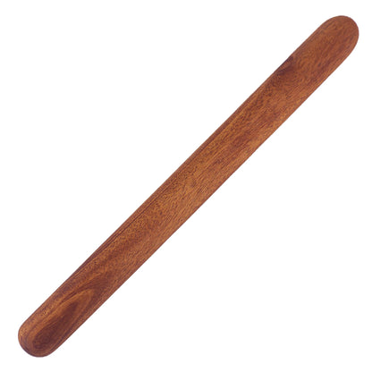 12" Mahogany Wood Rolling Pin | Wooden Roller for Pizza, Pasta, Fondant, Dumplings, Bread Dough | Non-Stick