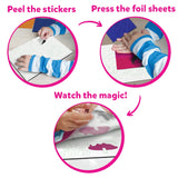 Skillmatics Foil Fun - Card Making Set, No Mess Art for Kids, Craft Kits & Supplies, DIY Creative Activity, Gifts for Girls & Boys Ages 4, 5, 6, 7, 8, 9 Skillmatics