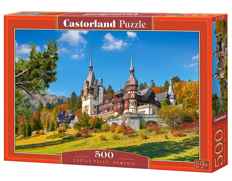 CASTORLAND 500 Piece Jigsaw Puzzles, Castle Peles, neo-Renaissance Castle, Romania, Adult Puzzle, Castorland B-53292 Castorland