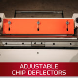 JET 13-Inch Planer/Molder, 3 HSS Knives, 1-1/2 HP, 1Ph 115/230V (JPM-13CS) Jet