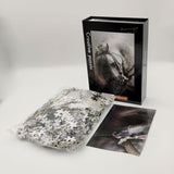 Jigsaw Puzzles 1000 Pieces for Adults 1000 Piece Puzzles for Adults and Kids (White Horse) NRUAS