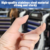 Andibro 50pcs 3D Printer Nozzle Cleaning Kit,0.2/0.25/0.3/0.35/0.4mm Nozzle Needle, Stainless Steel Cleaning Needles 3D Printer Nozzle Cleaner for 3D Printer Accessory (0.2/0.25/0.3/0.35/0.4mm) Andibro