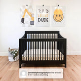 Delta Children Brooks 6-in-1 Convertible Crib - Greenguard Gold Certified, Bianca White Delta Children