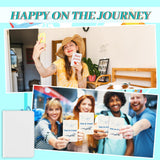 6 Pieces DIY Sublimation Passport Holder Covers, PU Leather Blank Heat Transfer Travel Passport Book Holder Wallet Cover for Passport, Business Cards, Credit Cards, Boarding Passes(Pink+Gray) Easywiny