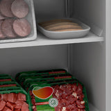 HOMCOM Upright Freezer, 3.0 Cubic Feet Compact Mini Freezer with Reversible Single Door and Adjustable Thermostat, Small freezer for Home, Dorm, Apartment, Home Office, White HOMCOM