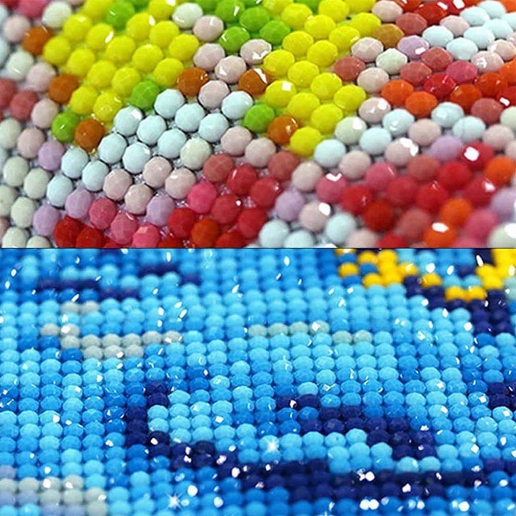 Beaudio Love Words Series Diamond Painting Kits for Adults- Words of Love You to The Beach - DIY Round Full Drill 5D Diamond Art for Home Wall Decor (11.8x11.8inch) Beaudio