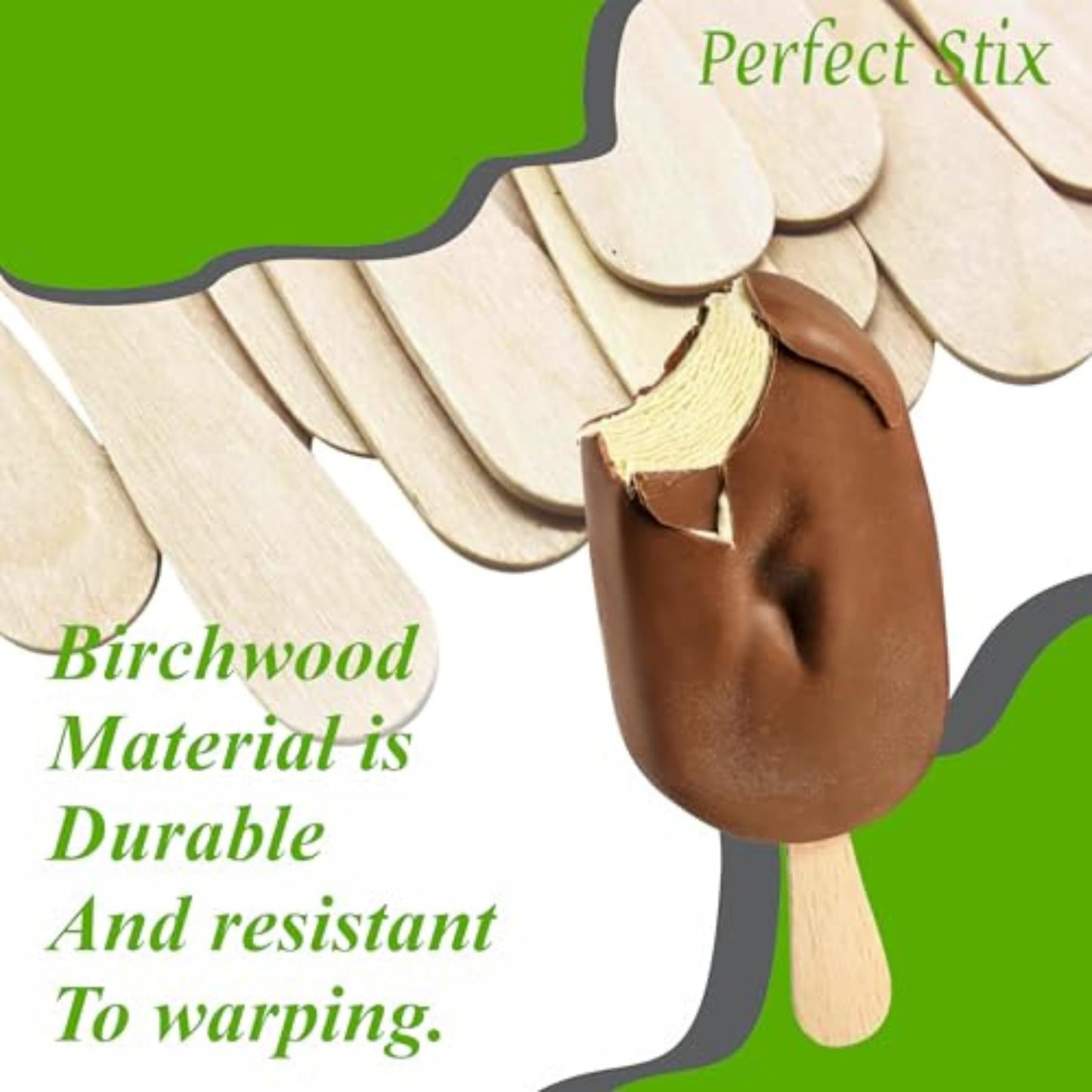 Perfect Stix - PS300BA-1000 Wooden Taster Spoons 3.5" Length ( pack of 1000) Plain