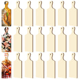 Yoande 18 Pcs Sublimation Cutting Board Mini Sublimation Wooden Plaques with Handle Blanks Wood Chopping Board for Heat Press Printing Kitchen Door DIY Crafts Decoration(9.4 x 3.5 Inch) Yoande