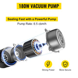 VEVOR Chamber Vacuum Sealer, DZ-260A 6.5 m³/h Pump Rate, Excellent Sealing Effect with Automatic Control, 110V Kitchen Packaging Machine for Fresh Meats, Fruit Saver, Home, Commercial Using VEVOR