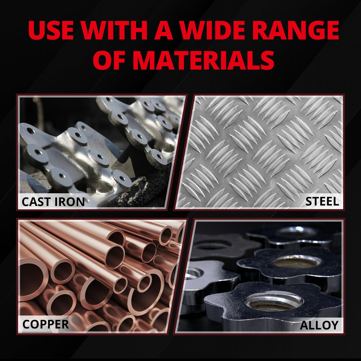 S&F STEAD & FAST Annular Cutter Set, 2-pc, 1/2" Diameter x 1" Depth of Cut for Magnetic Drill Press S&F STEAD & FAST