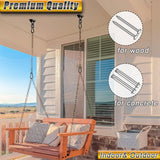 Hammock Hanging Kit, Hanging Chair Hardware 360° Swivel 1200 lb Capacity, Porch Swing Mounting Hardware, Hammock Chair Hanging Kit for Boxing Bag, Tree Gym (Black) Gelury