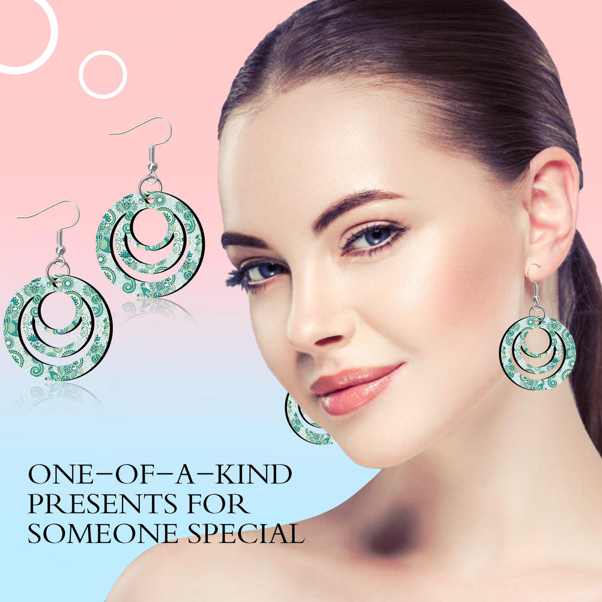 1250 Pieces Sublimation Earring Blanks Bulk DIY Jewelry Craft Making Kit with 250 Earing Hooks 250 jump Rings 250 Ear Plugs,125 Earring Cards Holder and Clear Package Bags for Birthday Gifts Supplies SENONAPO