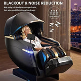 UTHWELL Massage Chair Full Body and Recliner, Zero Gravity Rest Cabin with Sleep Hood-Shiatsu Roller Airbag Heating, Body Scan SL Track Recliner, Relax for Home Office Use Gift for Women & Men UTHWELL